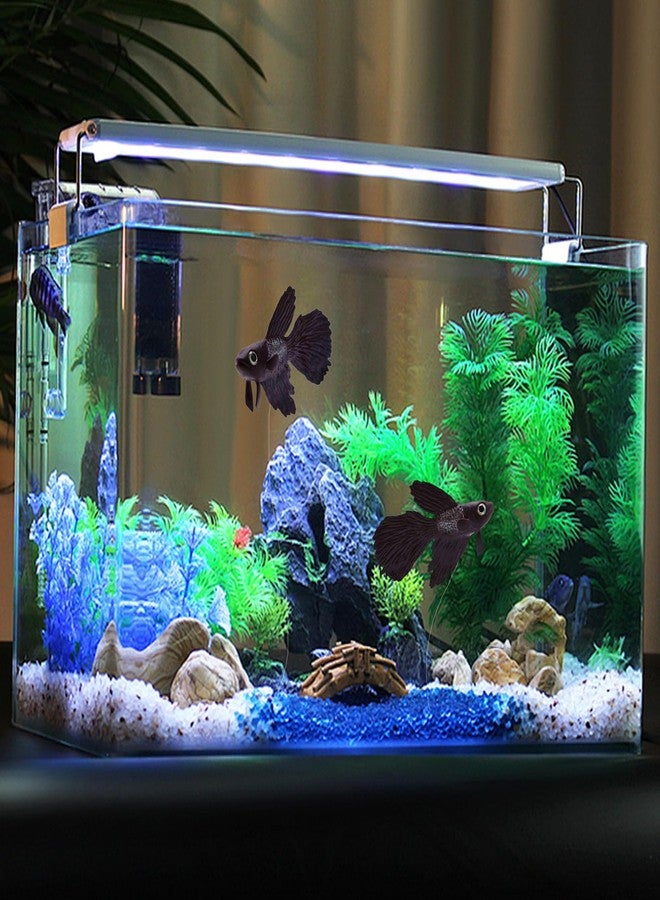 Kodrily Fake Fish for Aquarium, Silicone Betta Fish Fake, Artificial Fake Floating Fish Ornament, Lifelike Floating Pretend Prank Fish for Fish Tank Decoration (Brown Betta) - Image 3